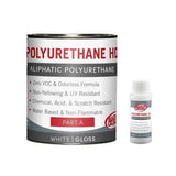 Polyurethane HD - Aliphatic Polyurethane 2K Rainguard Pro 1 Quart White Gloss 