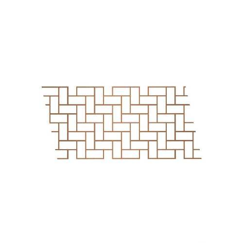 Paper Stencil for Concrete - Herringbone - 33-inch X 365 Foot Supplies Bon Tool Herringbone 