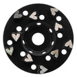 Arrow Segment Cup Wheel - Mini-Arrow Syntec Diamond Tools 