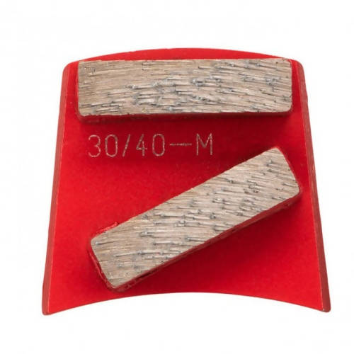 Fast Change - Double Bar Segments Syntec Diamond Tools Medium Bond (Red) 6 Grit 