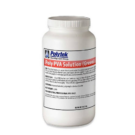 Poly PVA Solution Polytek Development Corp 2-lb Unit Green 