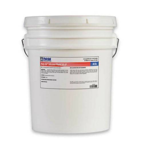 Silicone Fluid (50 cSt) Polytek Development Corp 40-lb unit 