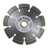 Premium "V" Blade for Crack Chasing U.S. Saws 5" x .250" x 7/8-5/8" 