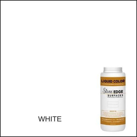 Liquid Color Pigments - 32 oz Stone Edge Surfaces White 