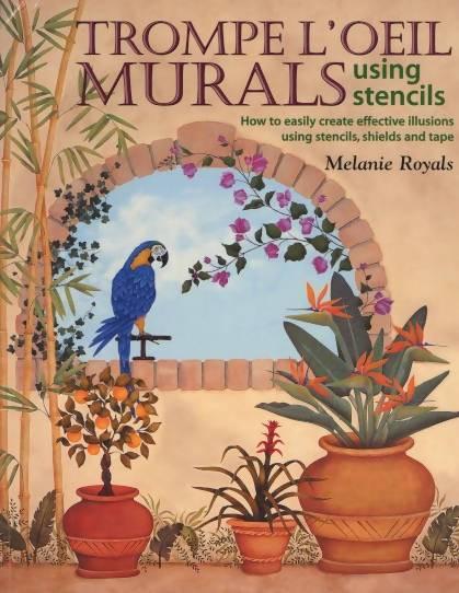 Trompe L'oeil Murals Using Stencils by Melanie Royals Media Concrete Decor RoadShow 