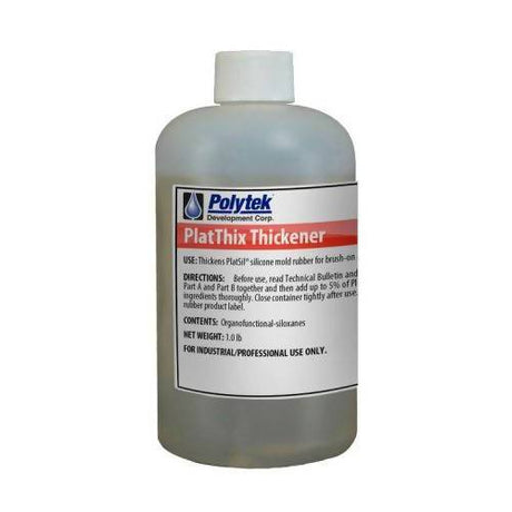 PlatThix Liquid Thickening Agent Polytek Development Corp 1-lb unit 